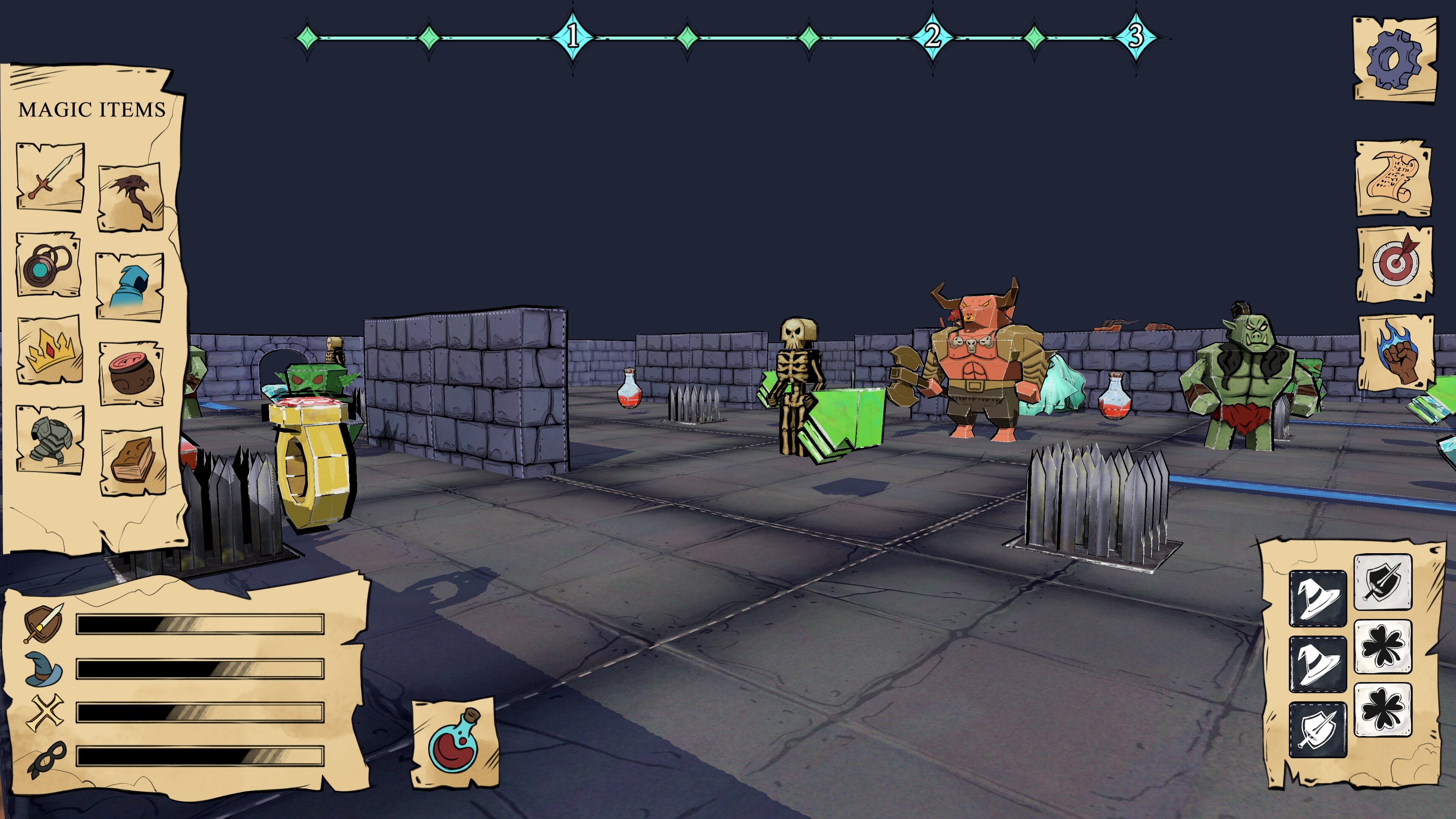 Paper Dungeons screenshot 1