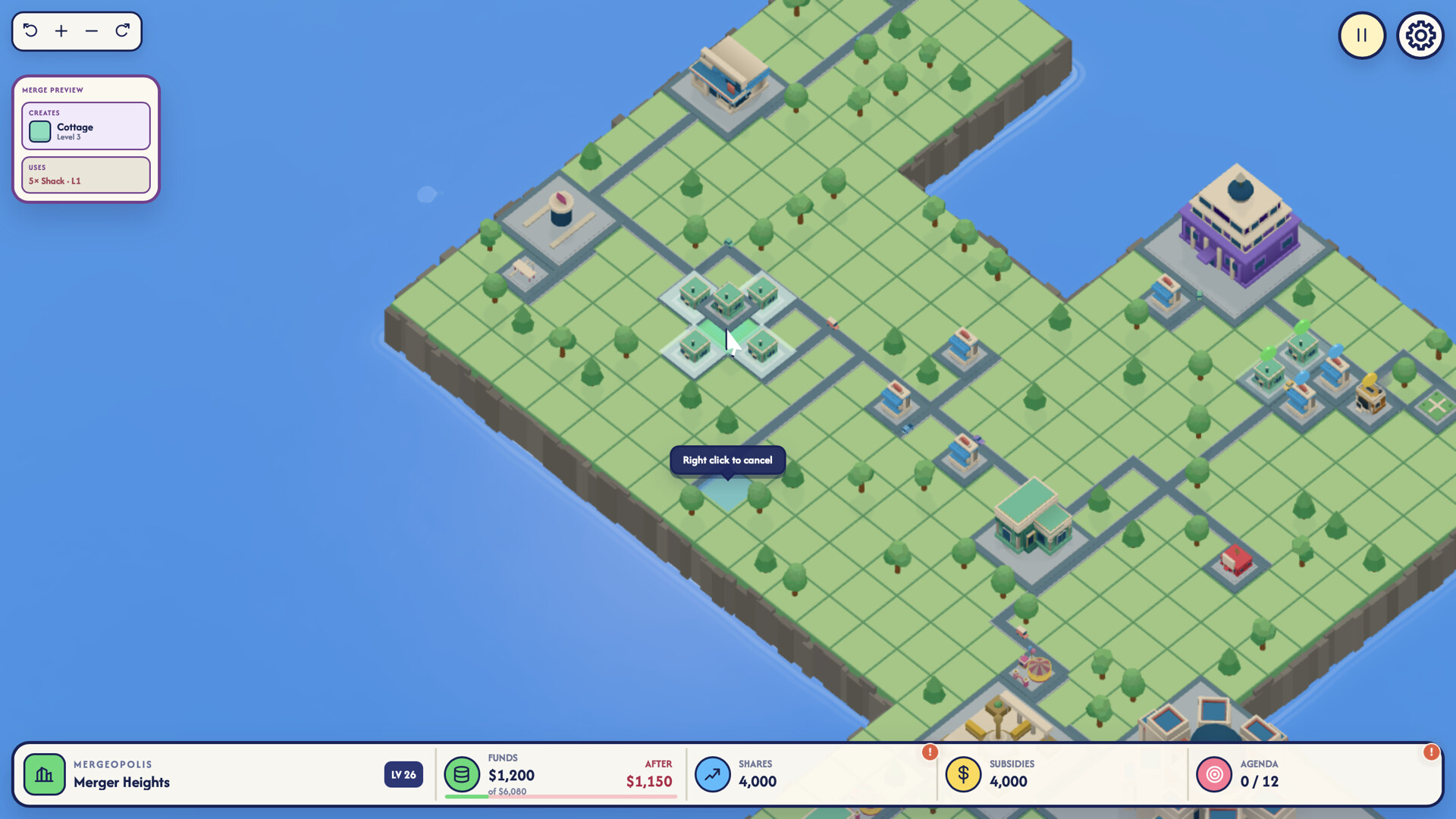 Mergeopolis screenshot 3