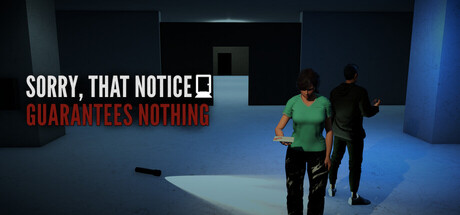 Cover art from Sorry, That Notice Guarantees Nothing