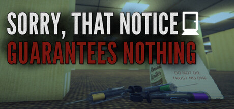 Cover art from Sorry, That Notice Guarantees Nothing