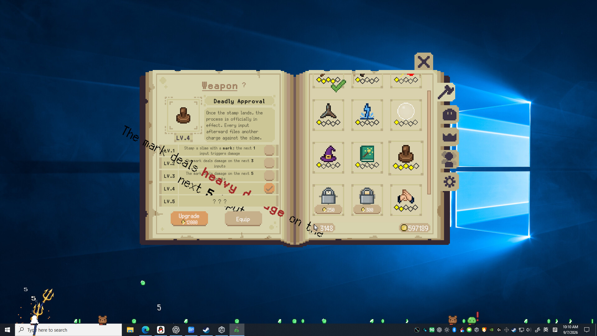 Desktop Slime Graveyard: Tap Reaper screenshot 2