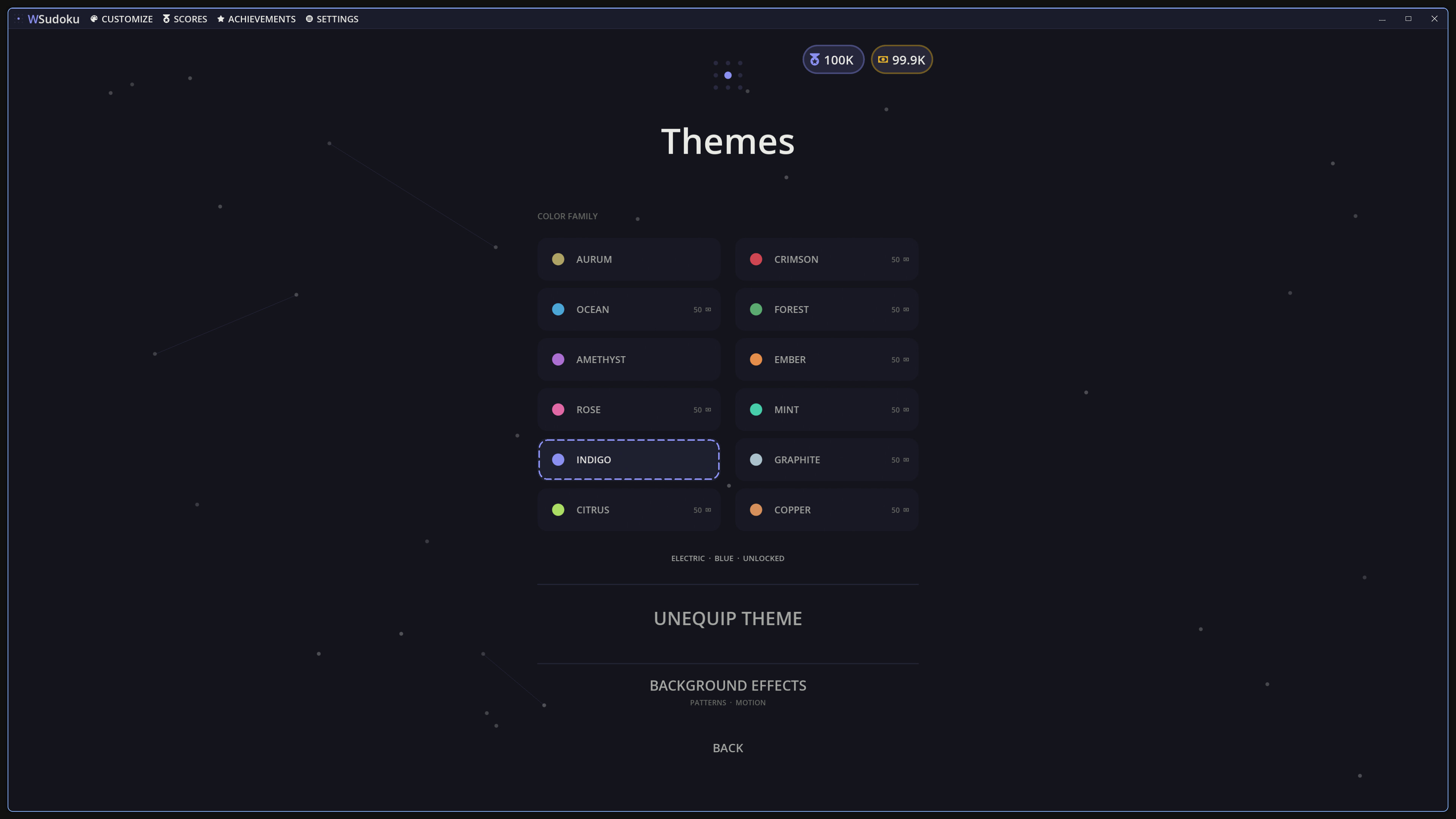 WSudoku screenshot 2