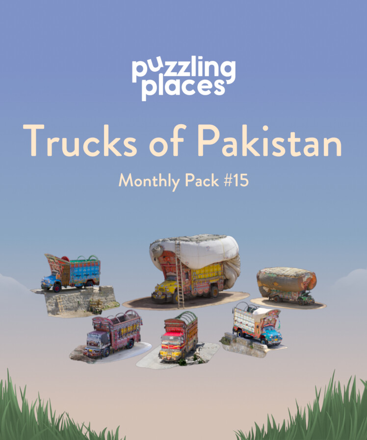Puzzling Places - Monthly Pack #15 - Trucks of Pakistan