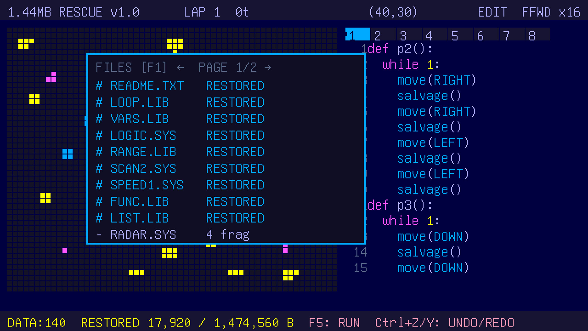 1.44MB RESCUE screenshot 5