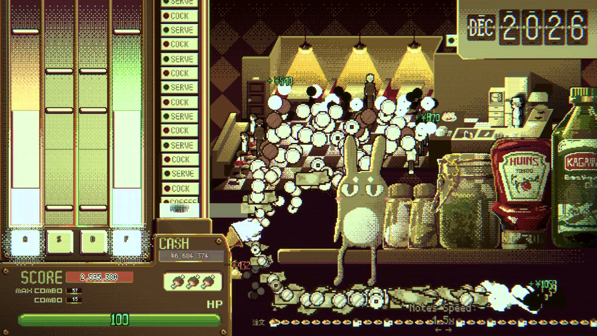 Fuwa! Fuwa! Omurice Simulator Roguelite screenshot 4