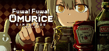 Cover art from Fuwa! Fuwa! Omurice Simulator Roguelite