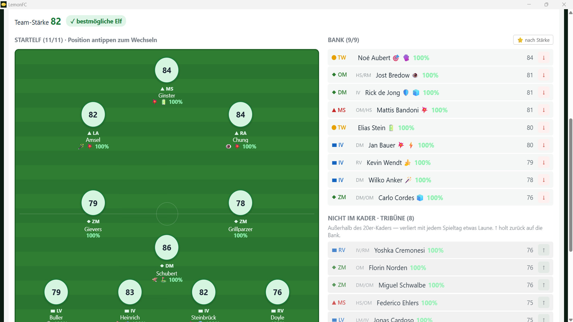 LemonFC - Der Fußball-Manager screenshot 2