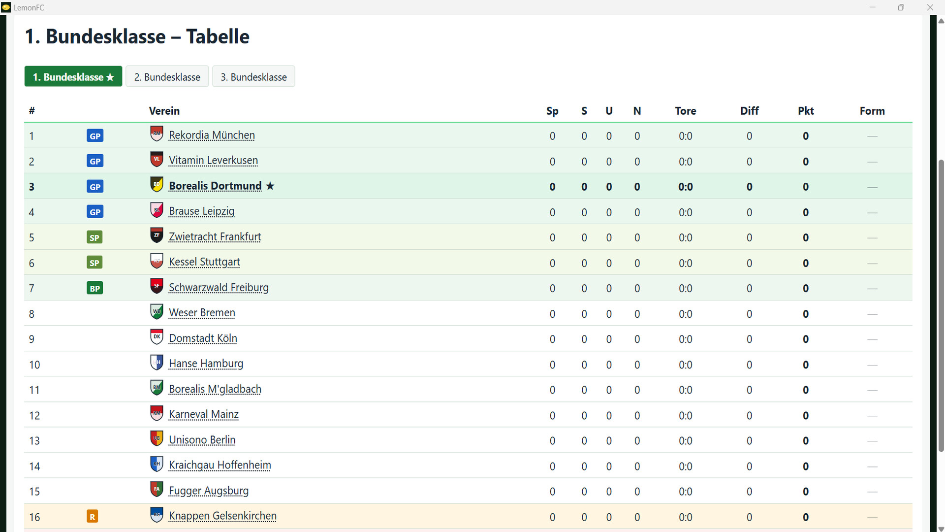 LemonFC - Der Fußball-Manager screenshot 3