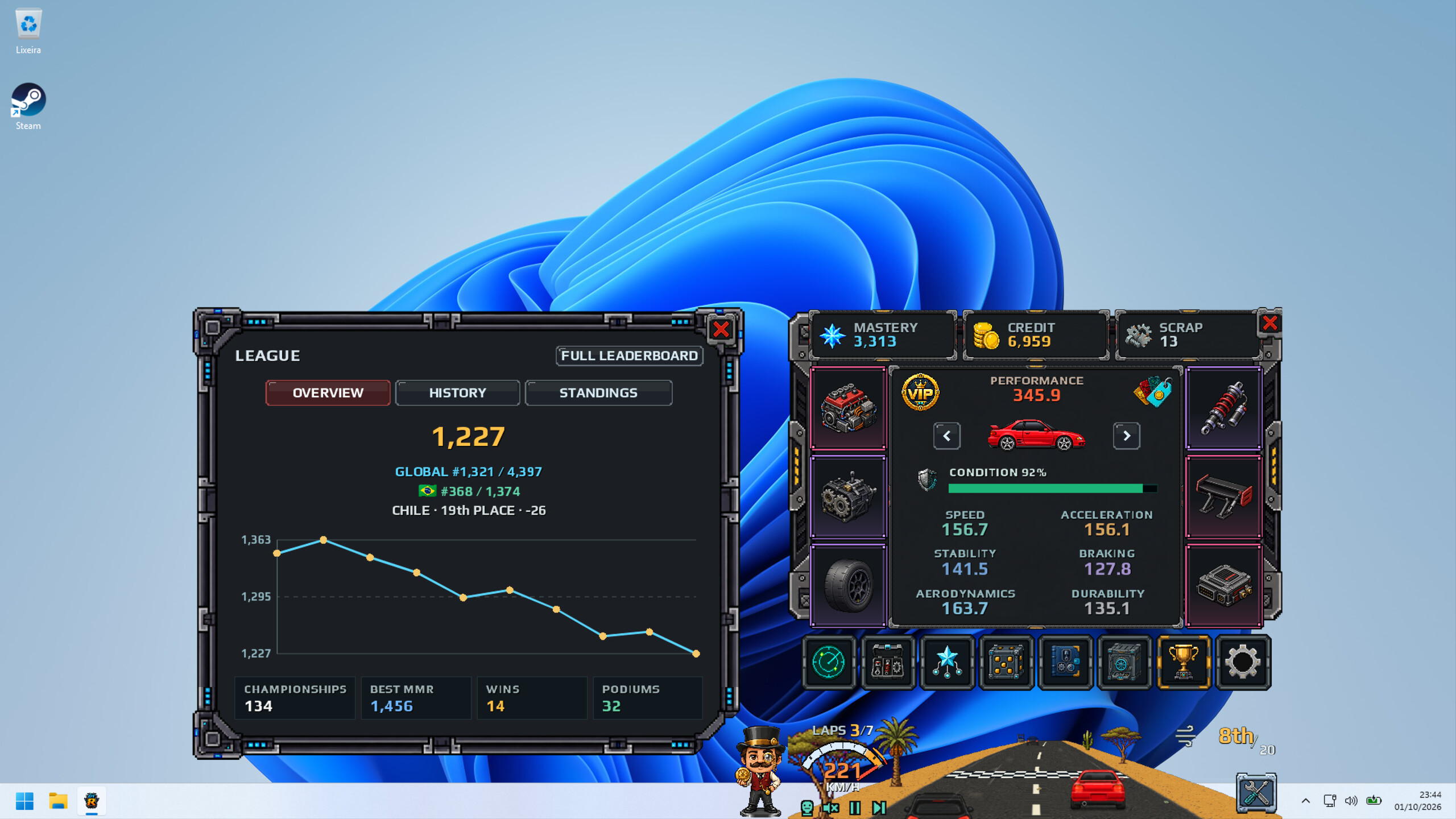 Desk Top Racer screenshot 3
