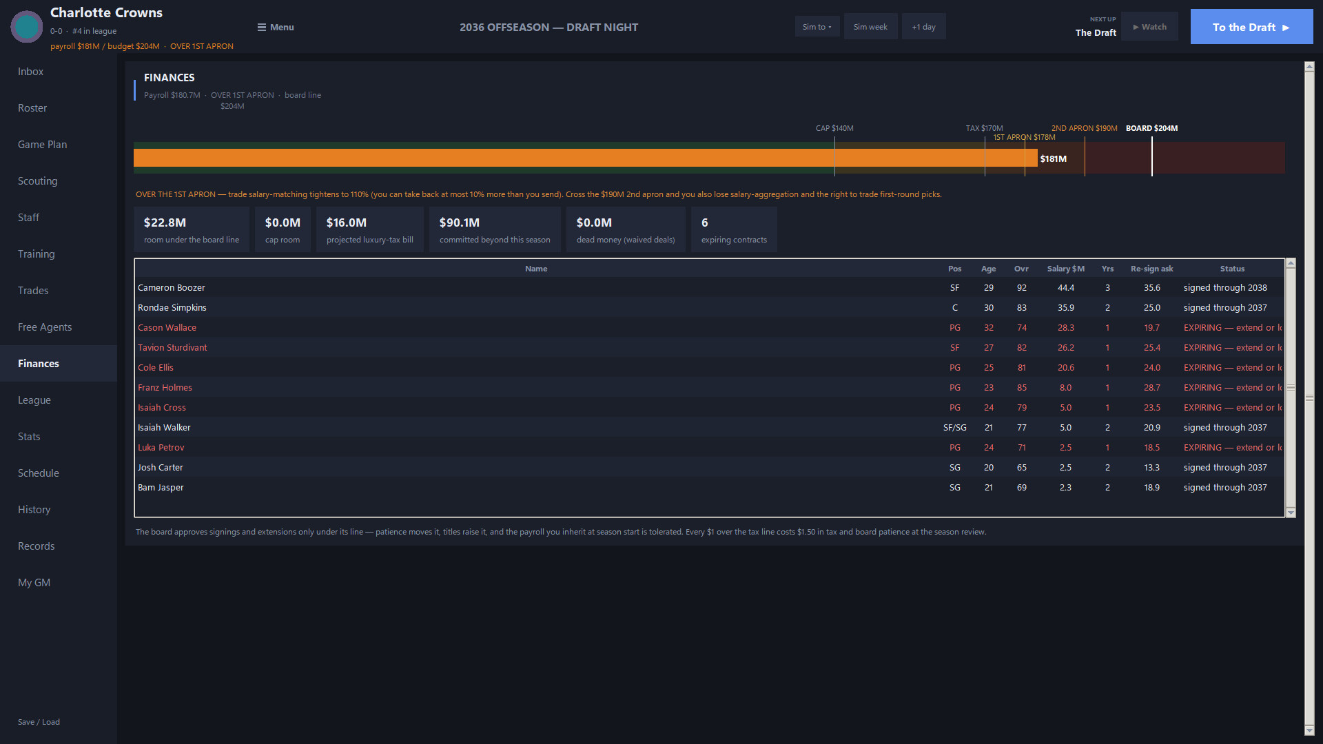 Hoops GM screenshot 5