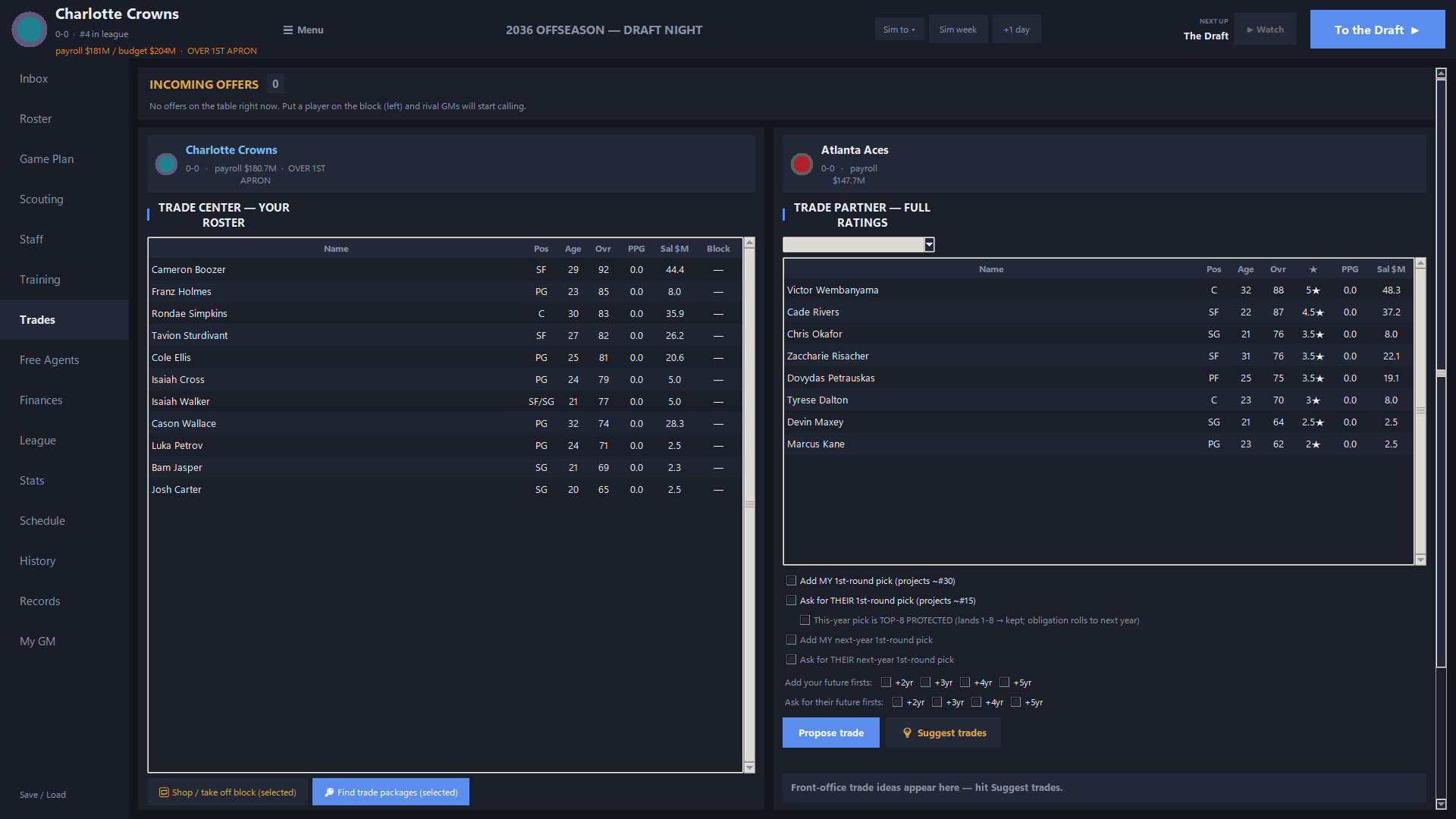 Hoops GM screenshot 4