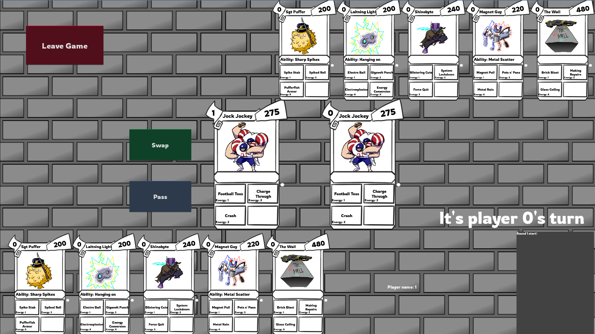 Freakshow CardGame screenshot 2
