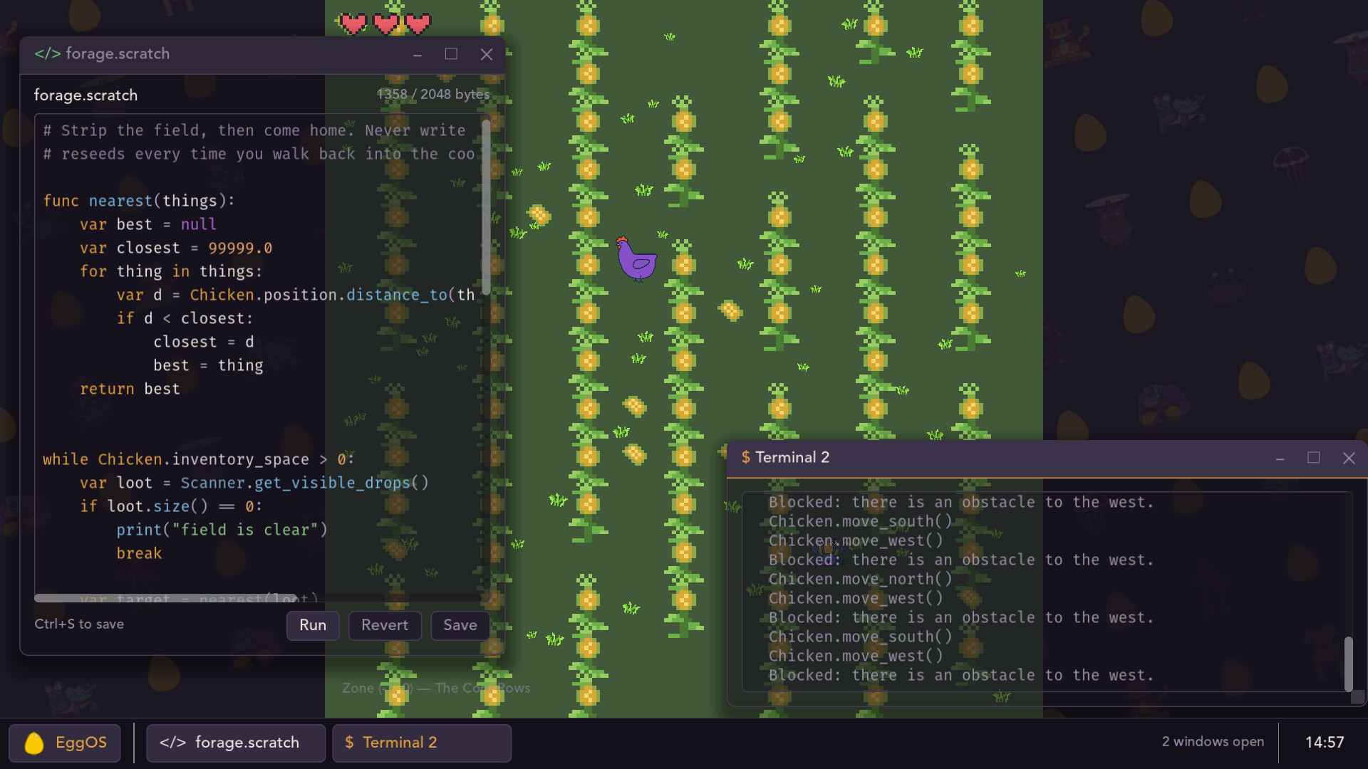 ChickenScratch: Cluck & Code screenshot 2