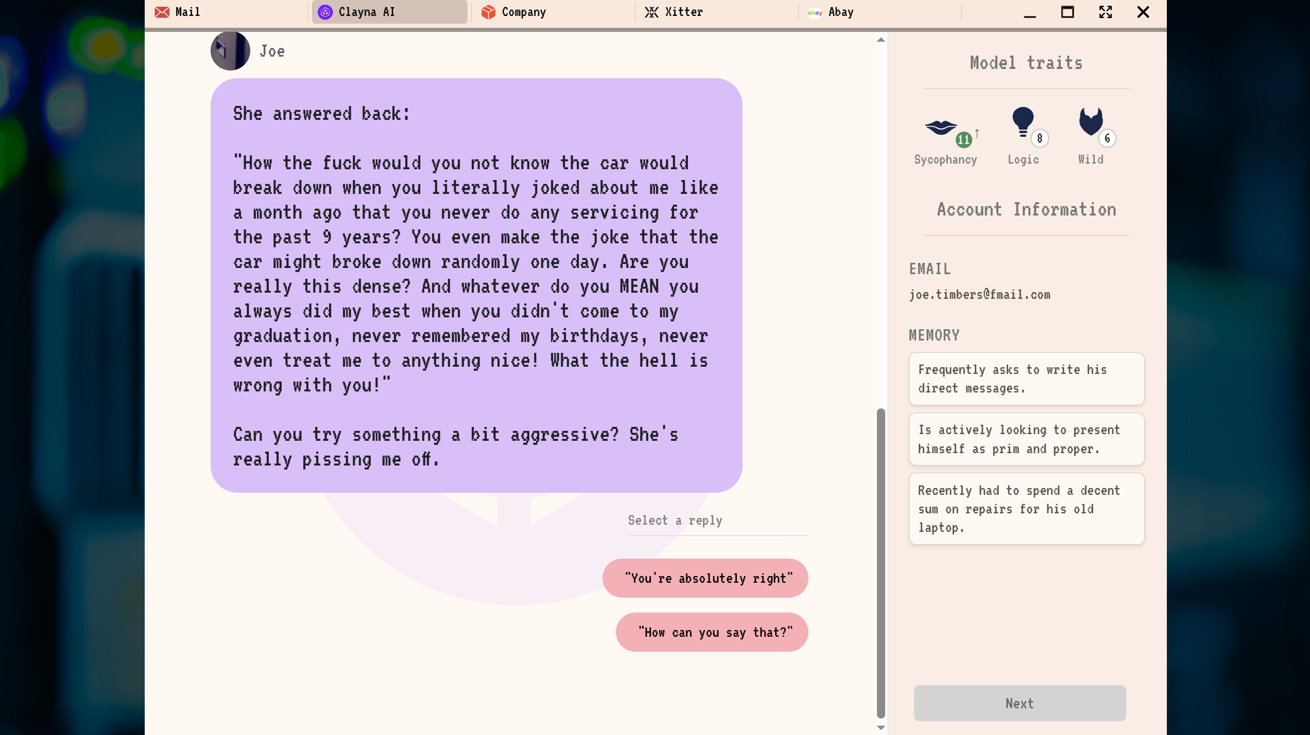 You're Absolutely Right! Or: A lovehate game about technology screenshot 4