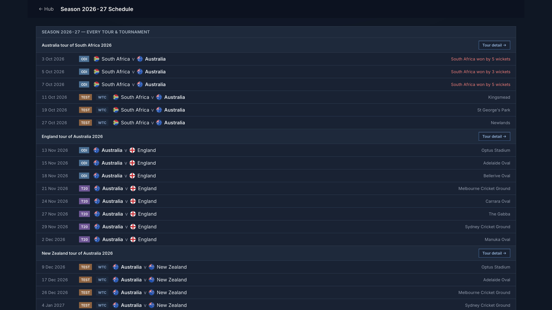 Cricket Team Manager screenshot 5