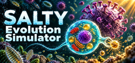 Cover art from Salty: Evolution Simulator