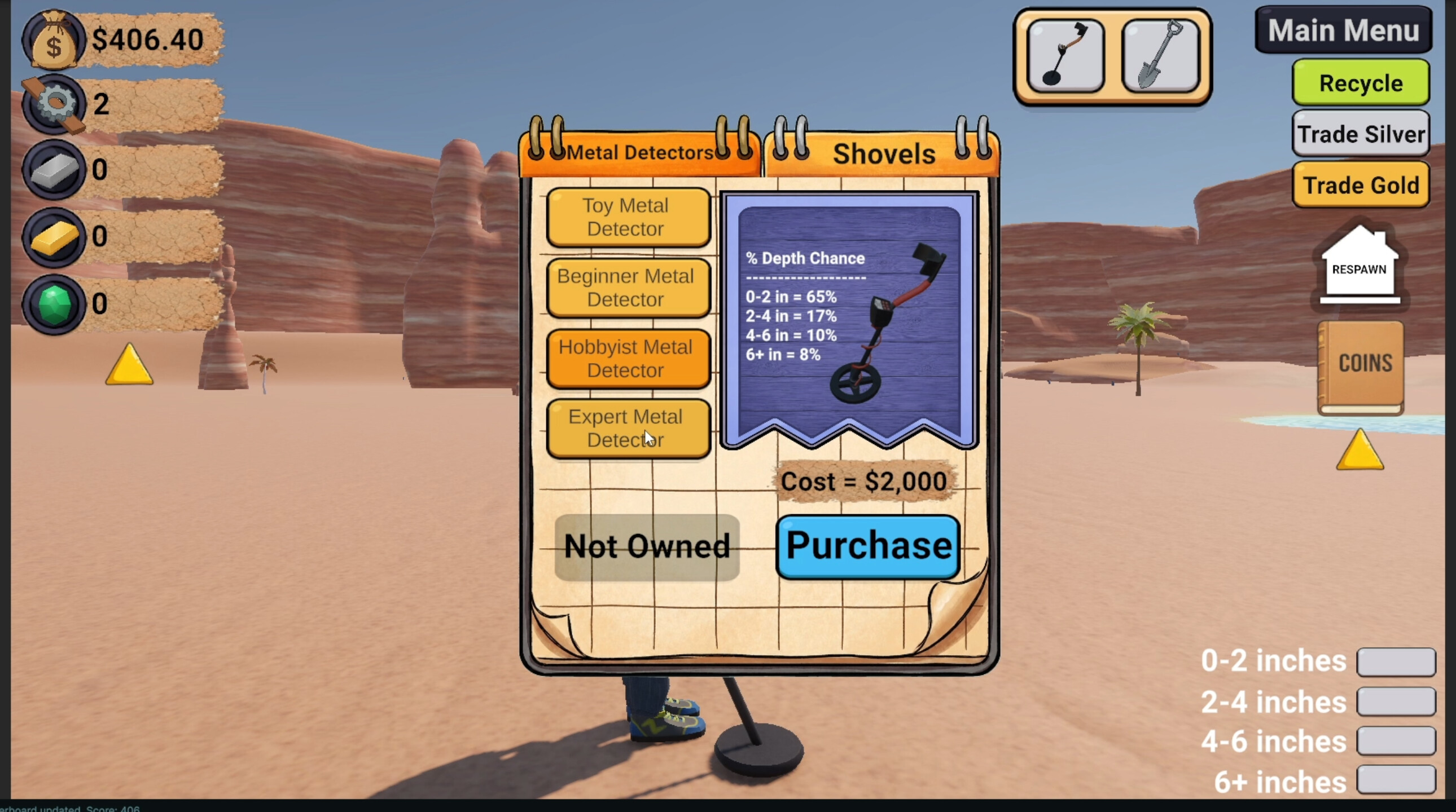 Dirt Fishing: Metal Detecting Simulator screenshot 2