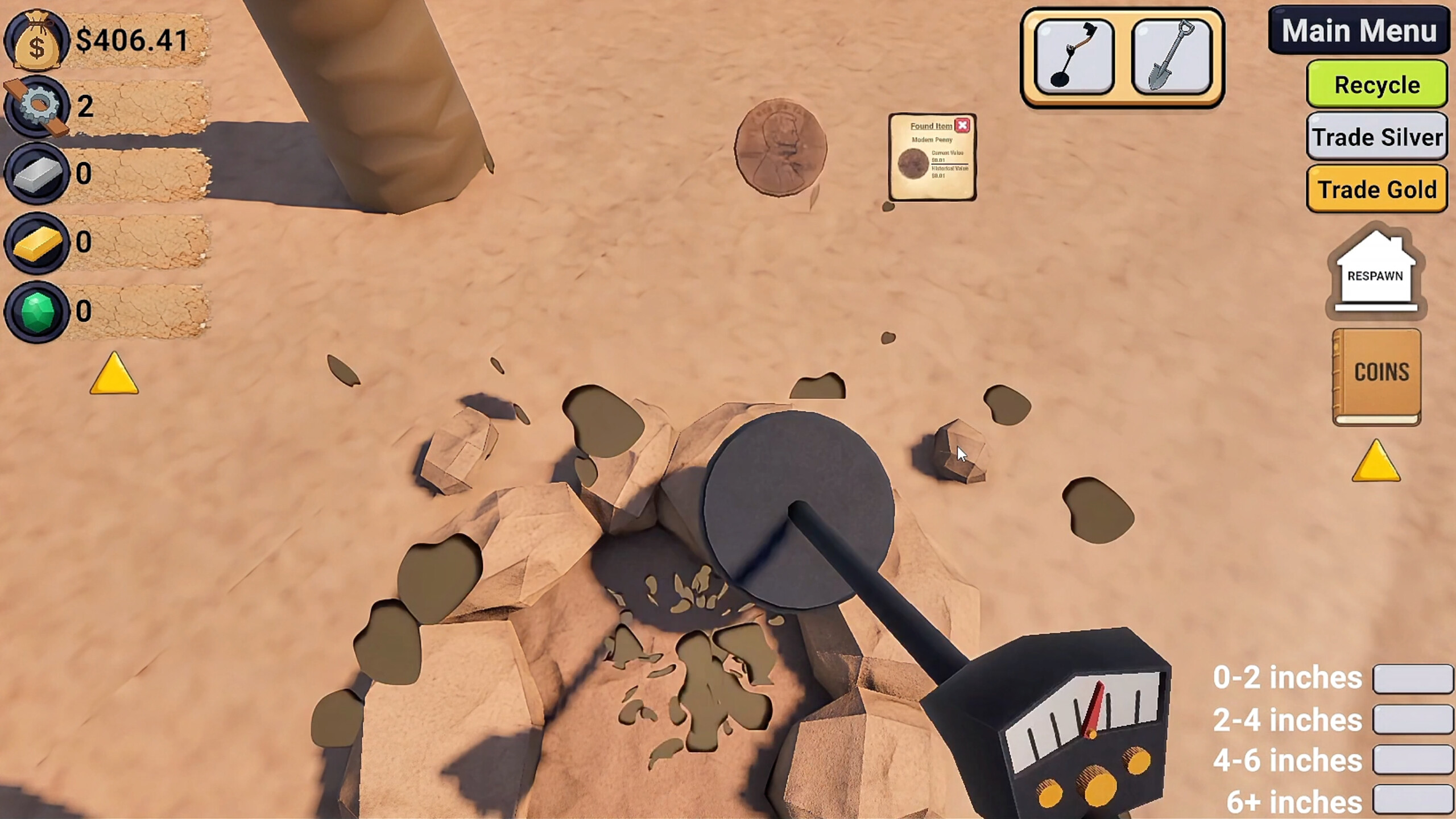 Dirt Fishing: Metal Detecting Simulator screenshot 5