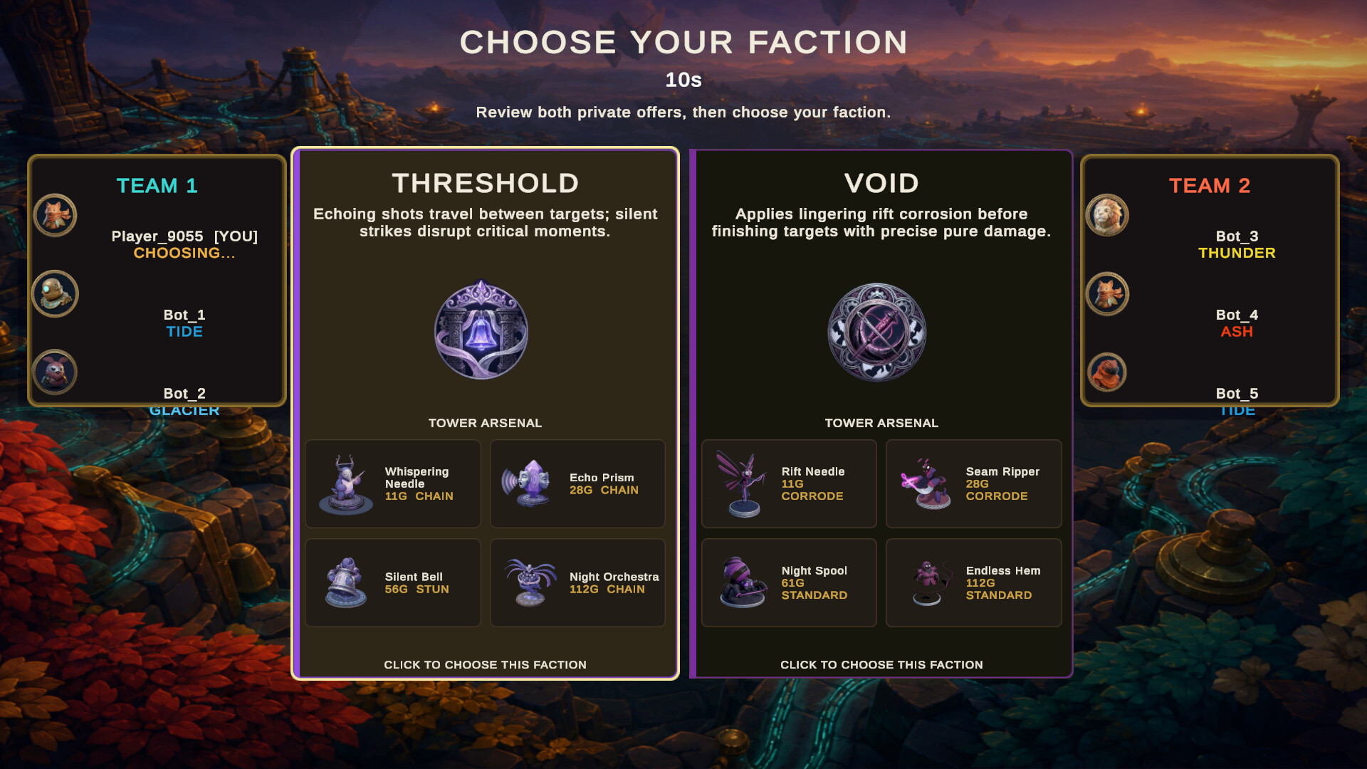 Rampartloom: PvP Tower Defense screenshot 1