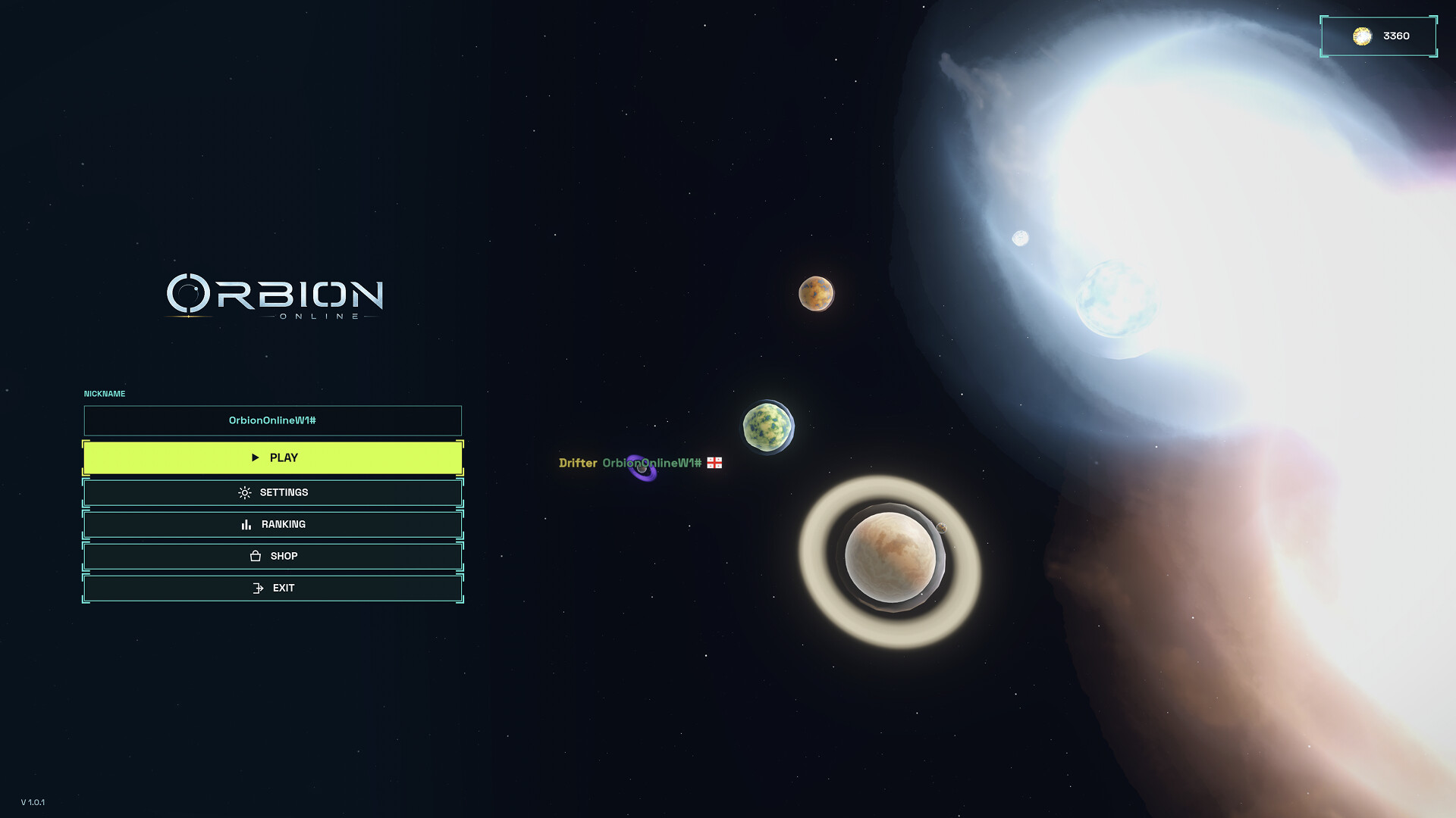 Orbion Online screenshot 1