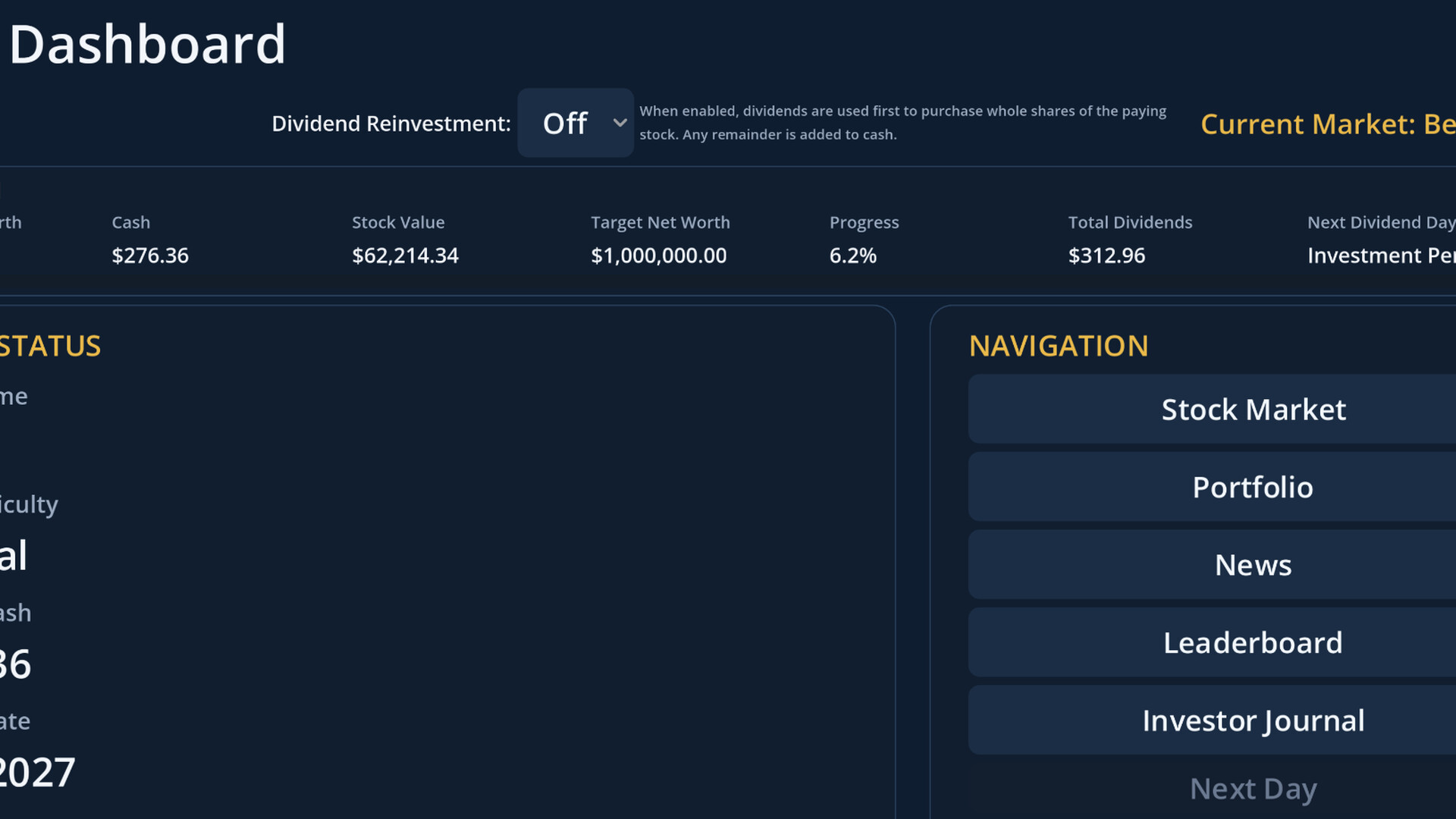 Road to Millionaire – Investing trailer