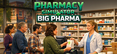 Cover art from Pharmacy Simulator: Big Pharma
