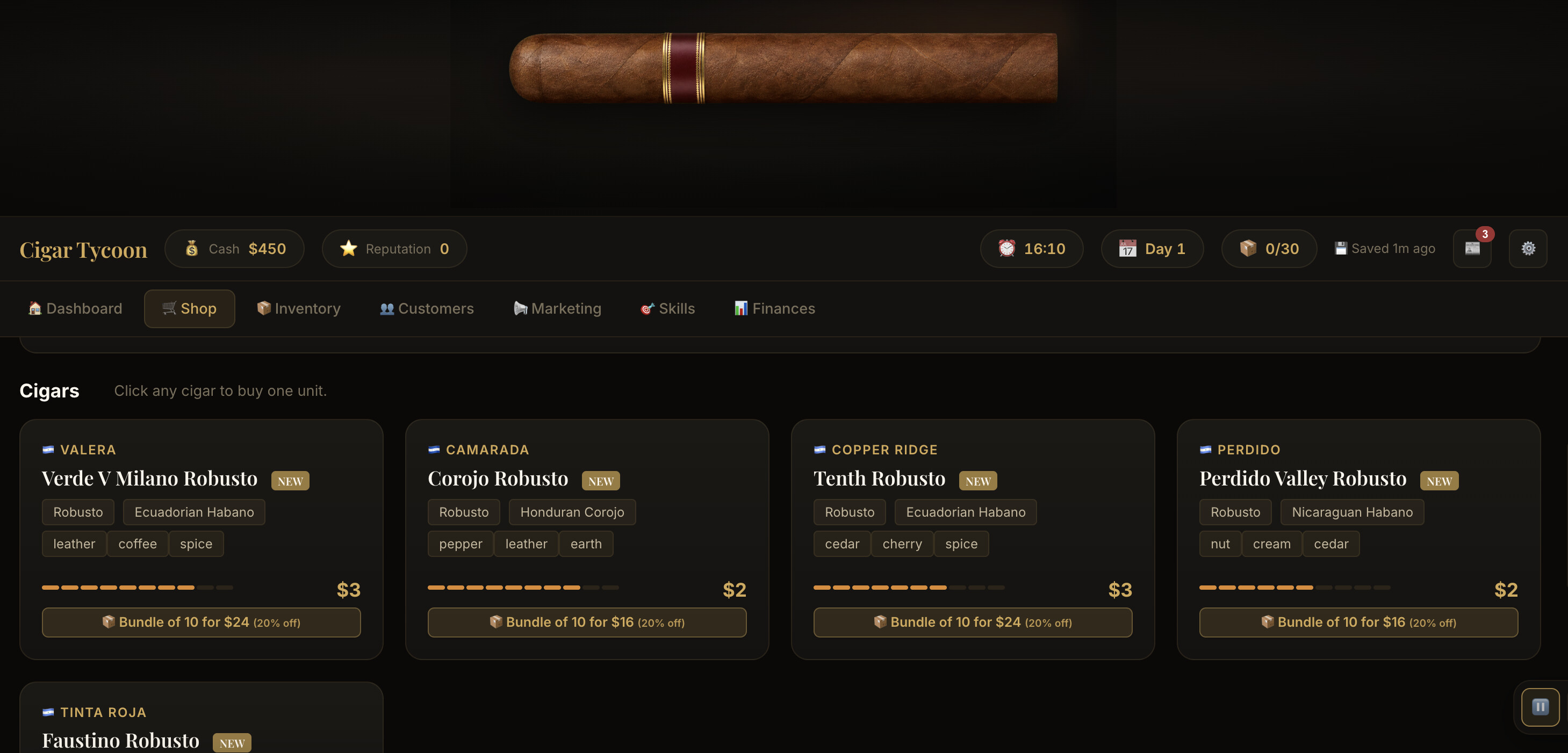 Cigar Tycoon screenshot 2