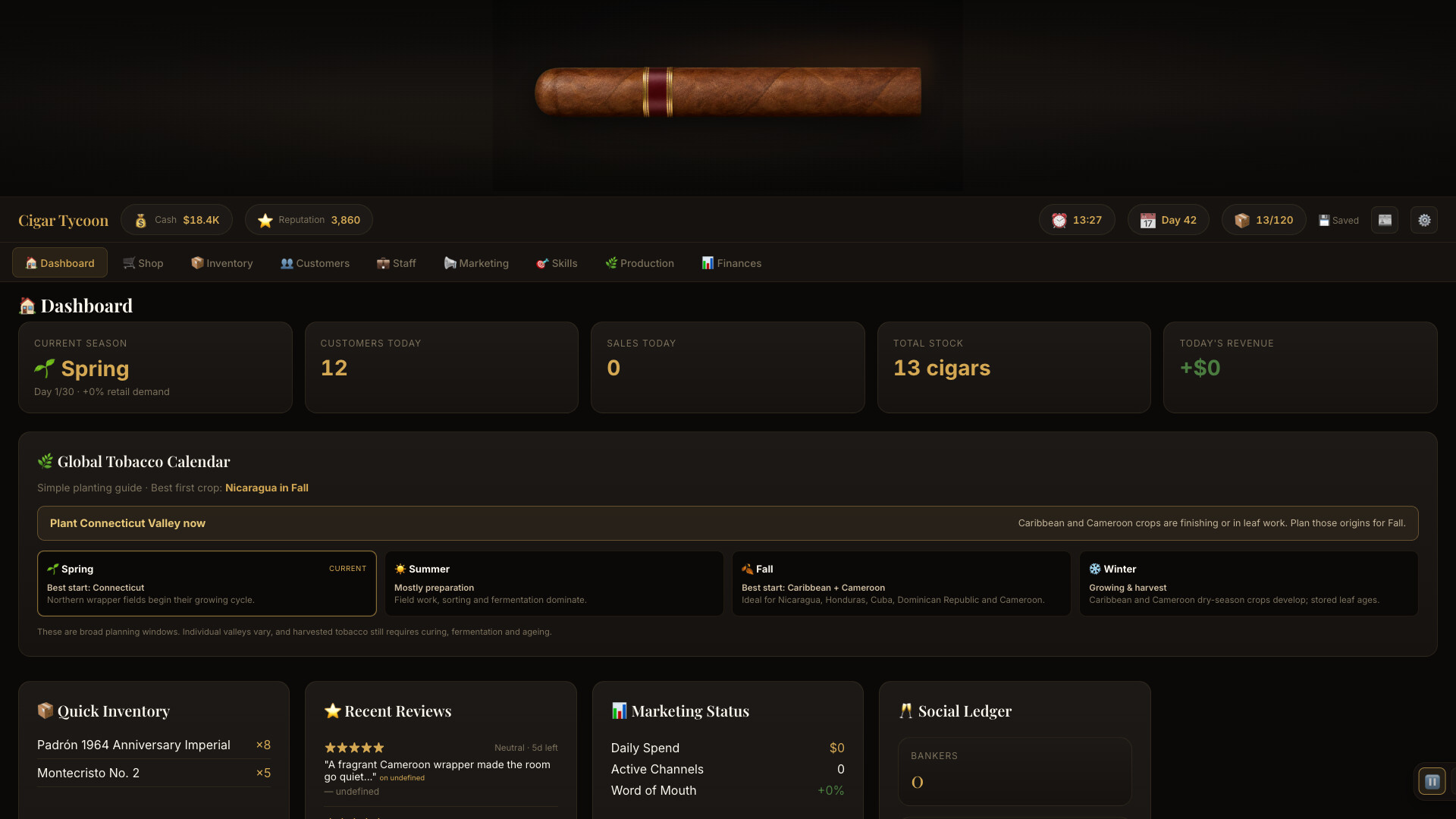 Cigar Tycoon trailer