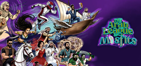 Cover art from The Arab League of Misfits
