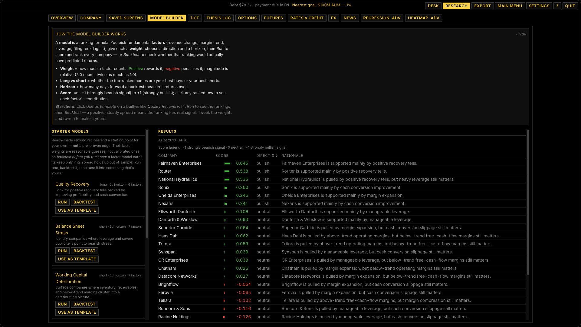 Volatility screenshot 5