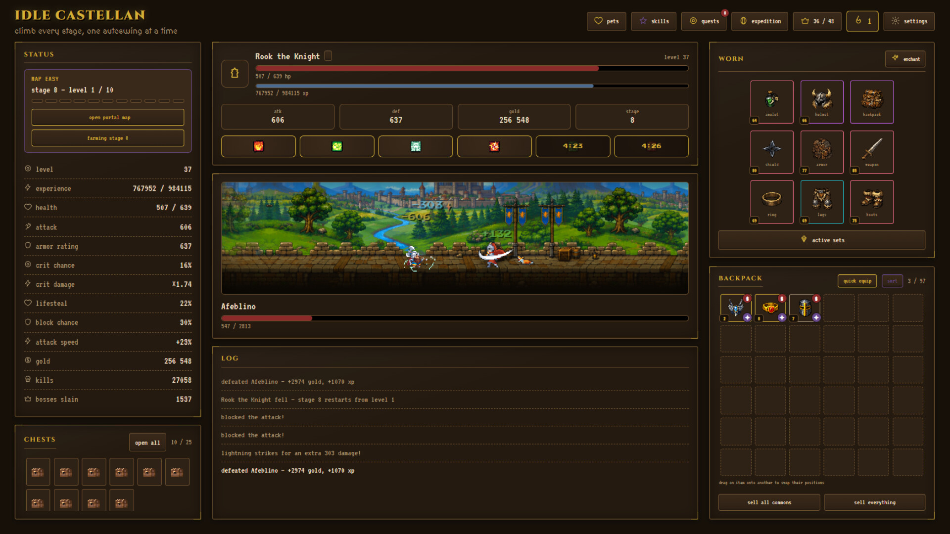 Idle Castellan screenshot 1