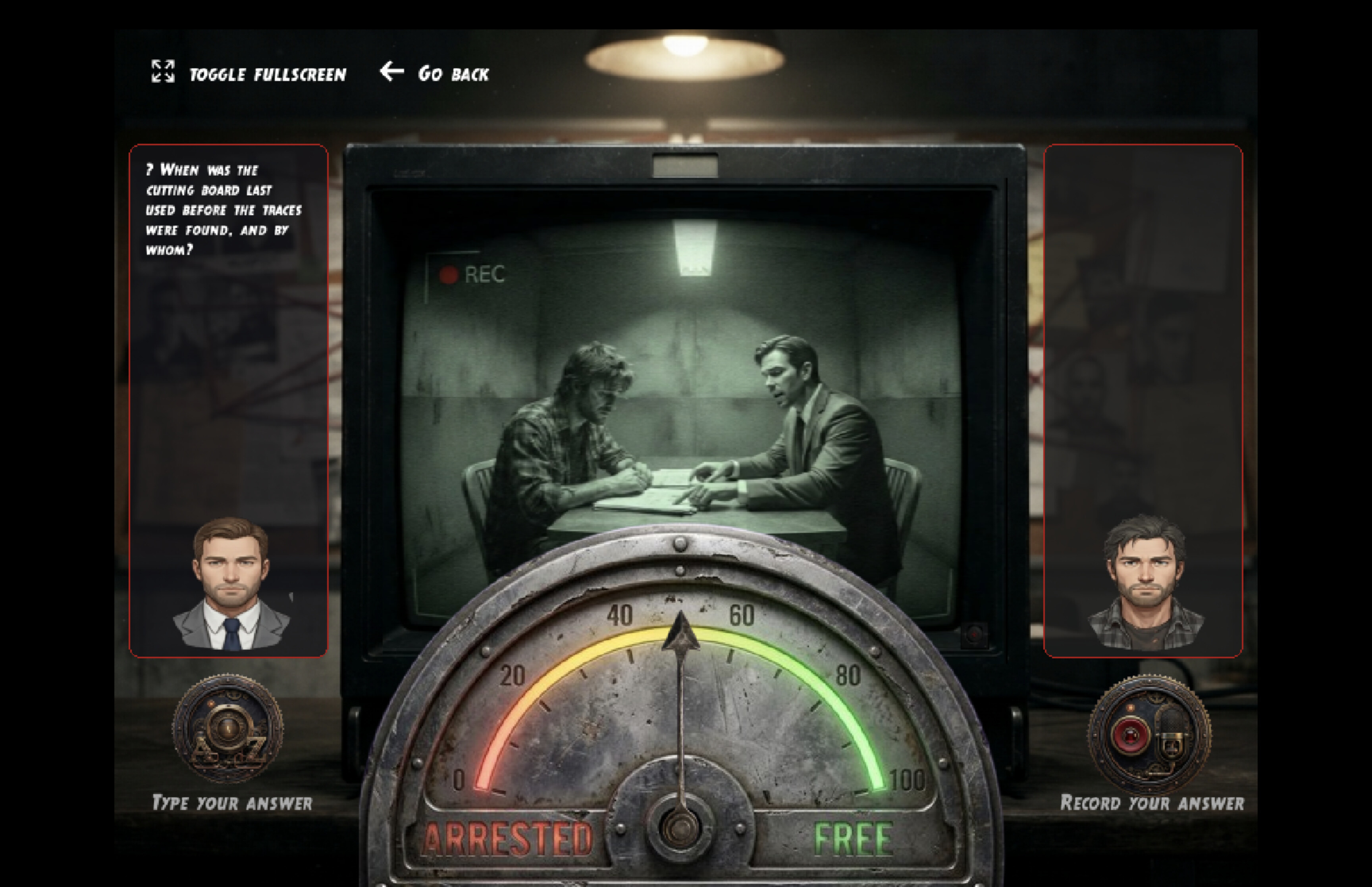 Suspicious Minds: interrogation simulator screenshot 4