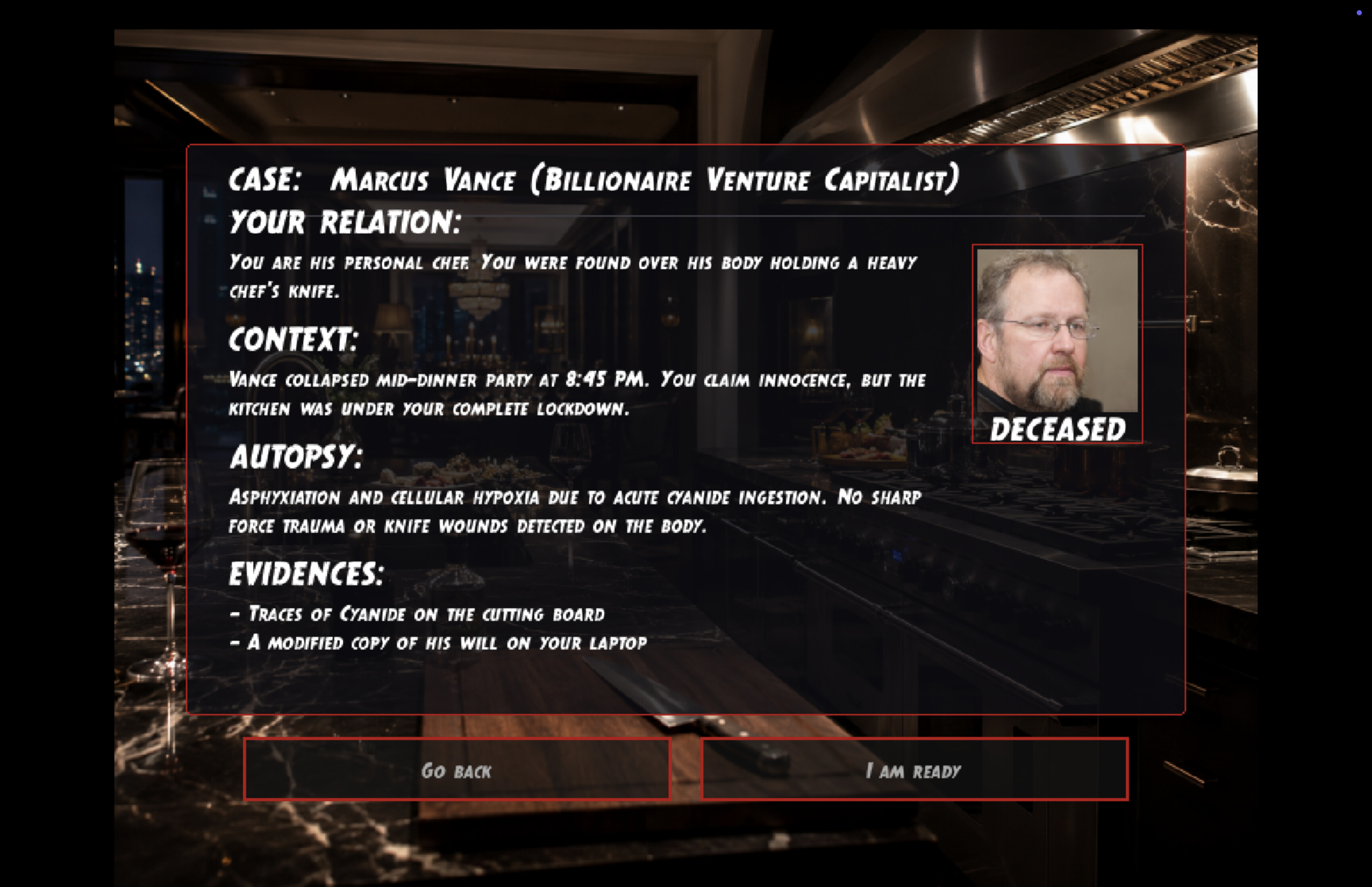 Suspicious Minds: interrogation simulator trailer