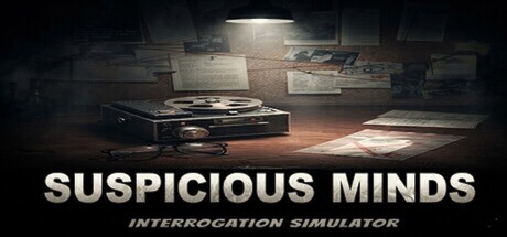 Cover art from Suspicious Minds: interrogation simulator