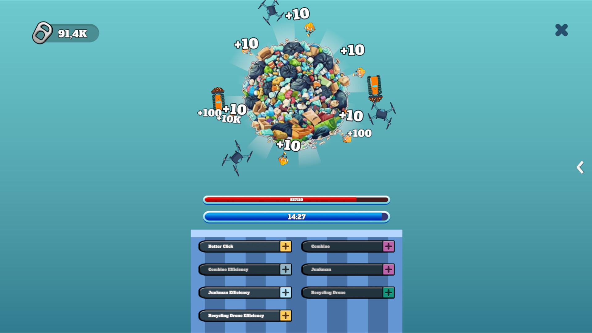 Idle Trash trailer