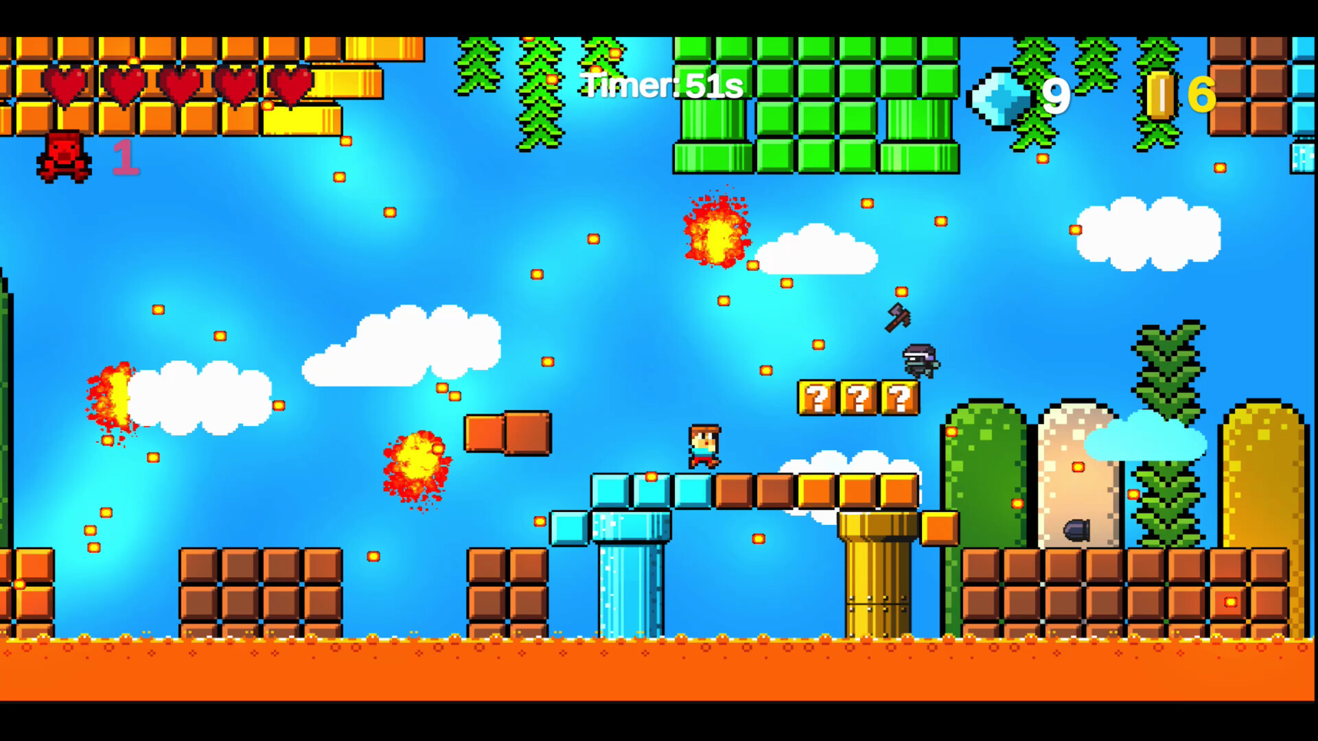 Heroic Hop: The Colorful World of Blocks and the ChromaLords screenshot 3