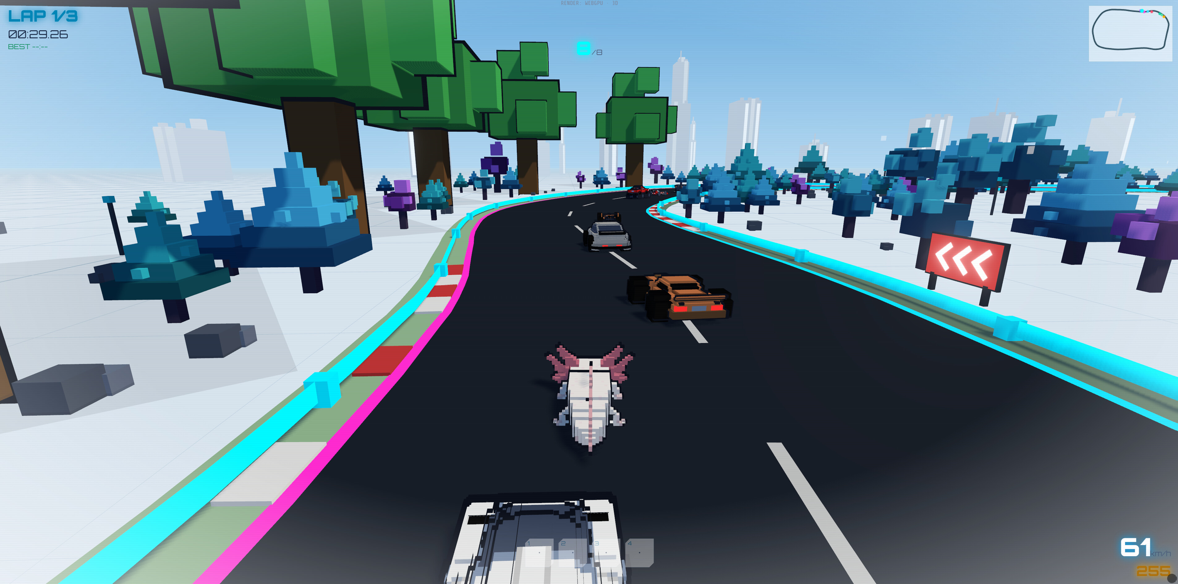VOXEL DRIFT RACER screenshot 2