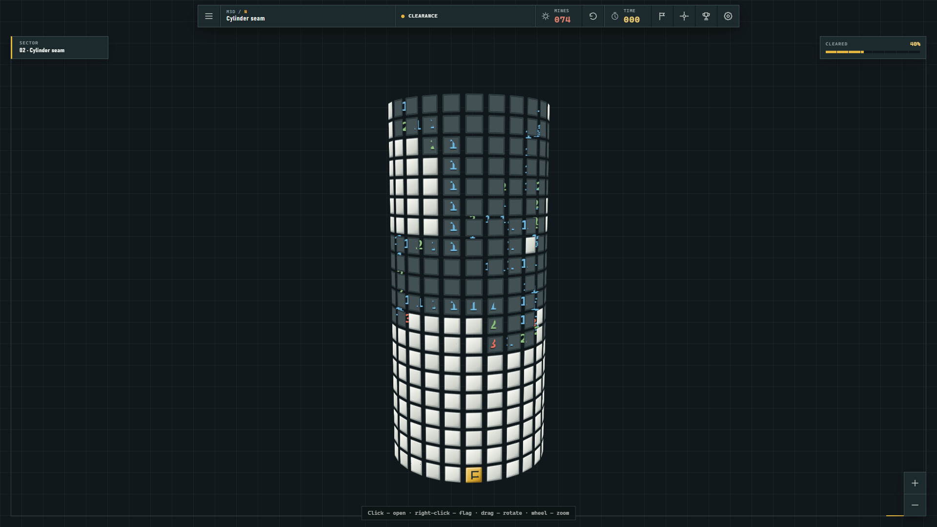 Minesweeper 3D screenshot 2