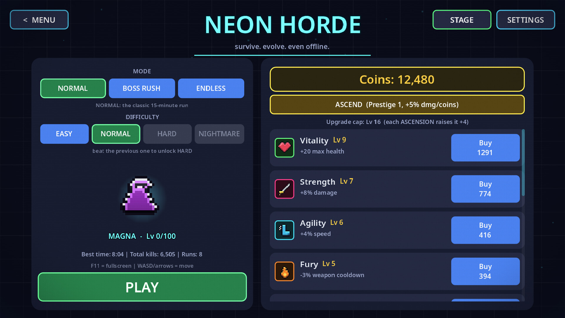 Neon Horde screenshot 4