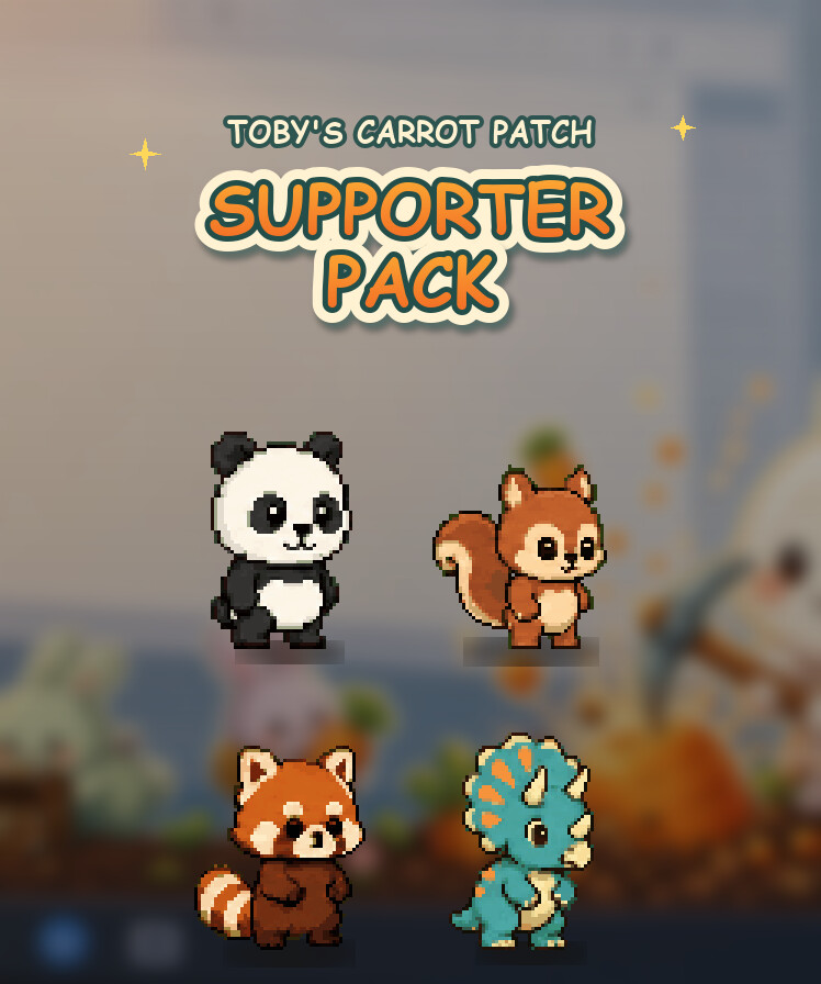 Toby's Carrot Patch: Supporter Pack