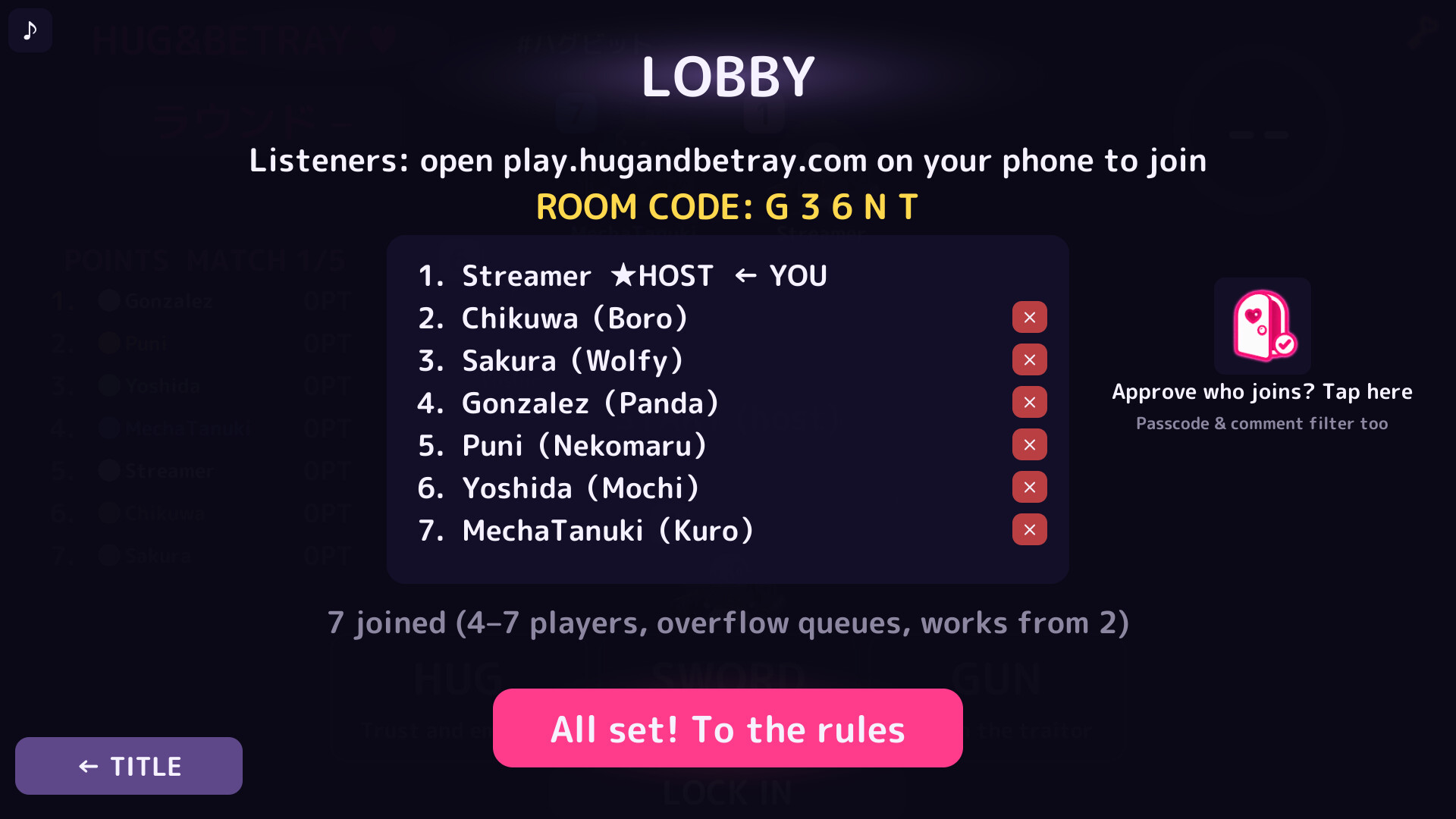 HUG＆BETRAY screenshot 2