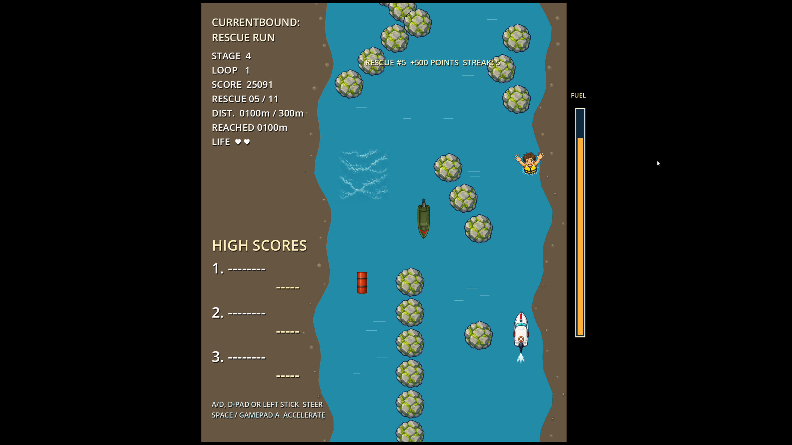 CURRENTBOUND:Rescue Run screenshot 2