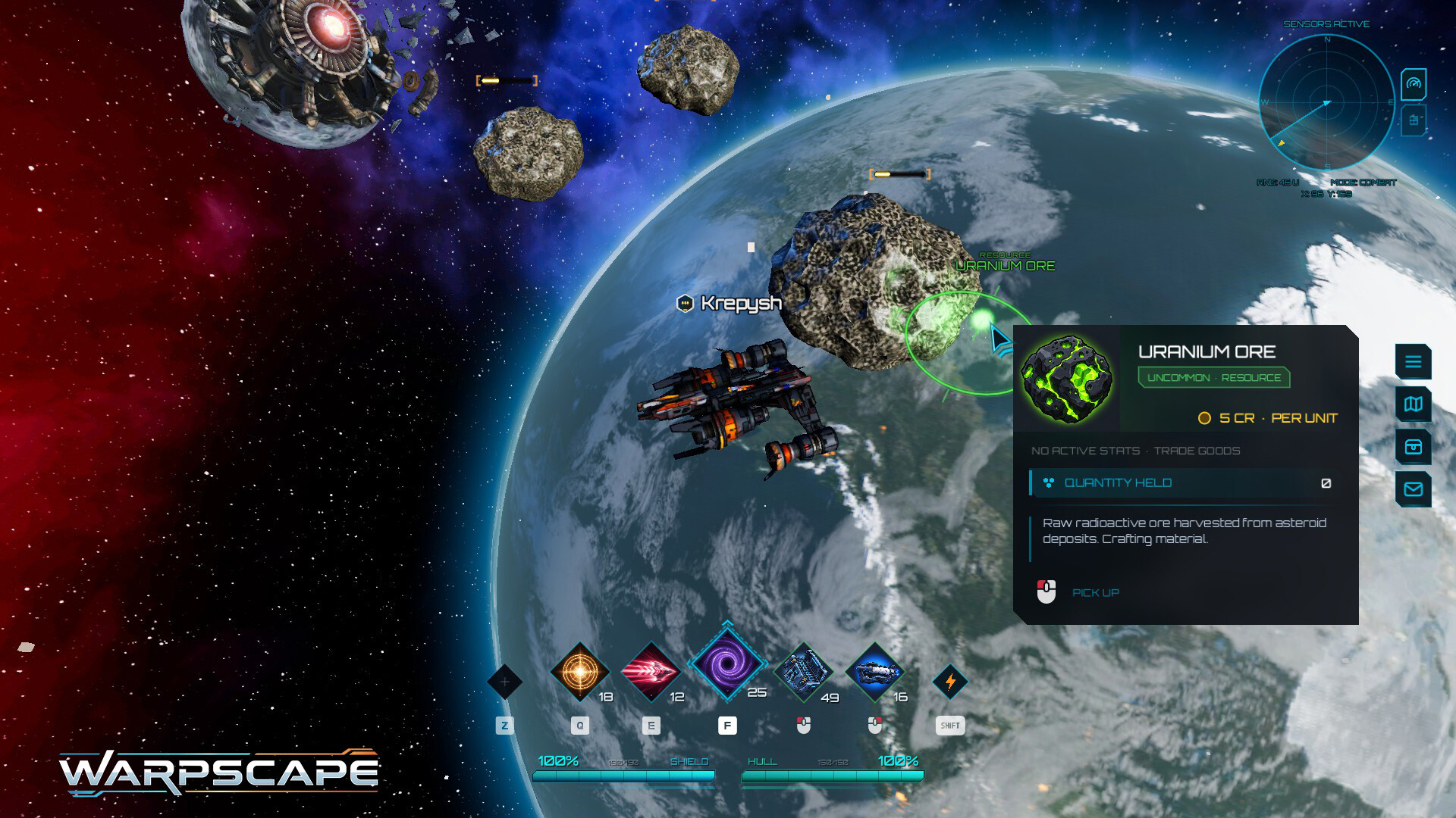 Warpscape screenshot 2