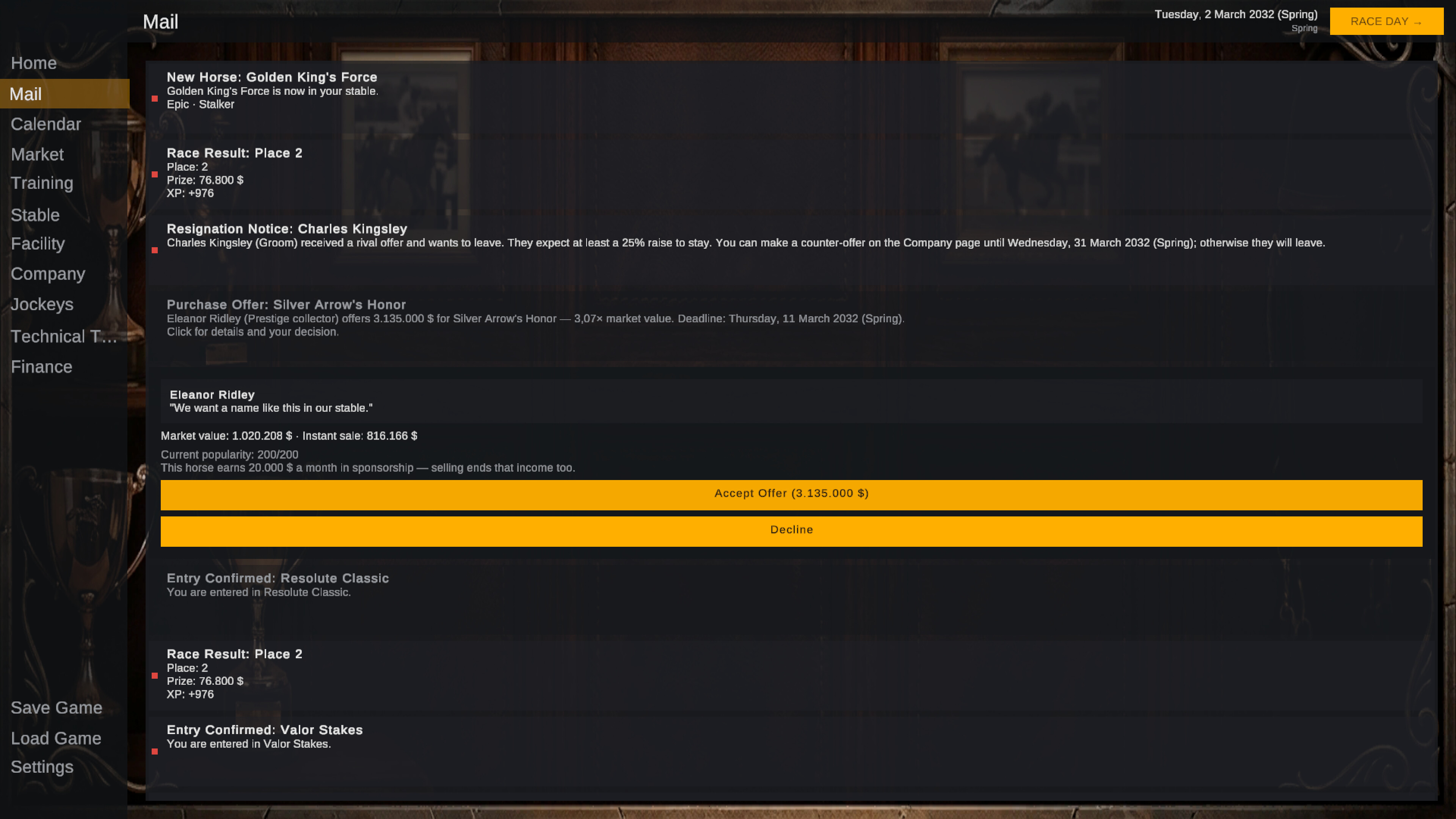 Derby Dynasty : Horse Racing RPG screenshot 5
