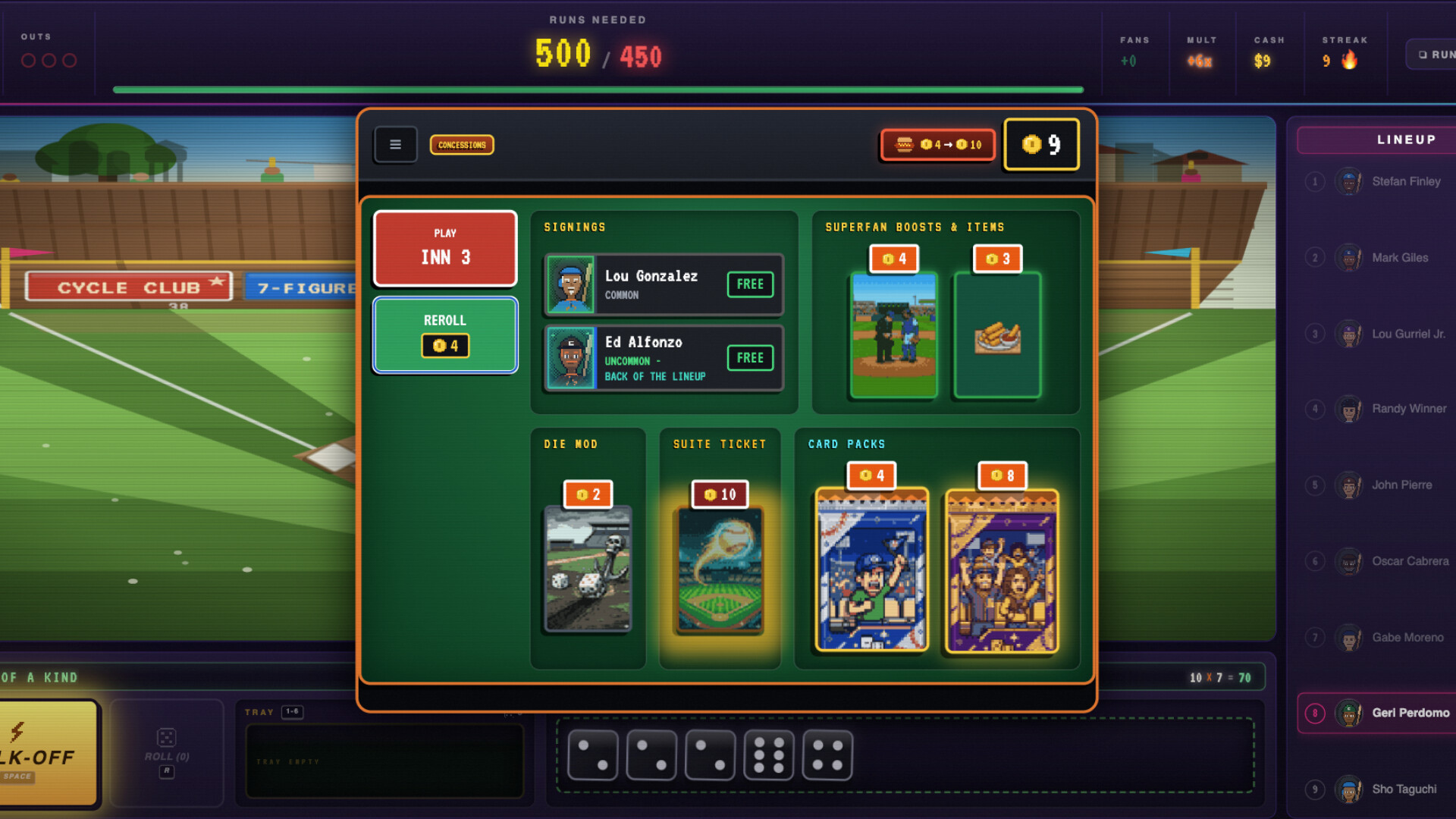 Dugout Dice screenshot 4