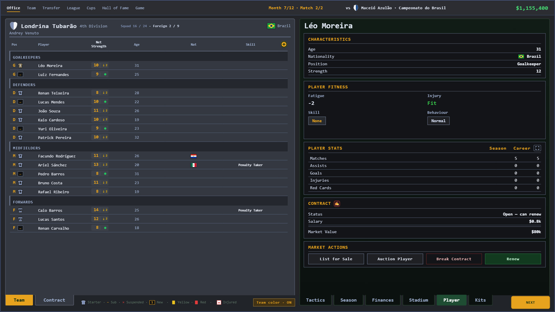 Marvelous Soccer Management screenshot 5