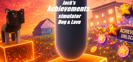 Cover art from Jack's Achievements Simulator: Dog & Lava