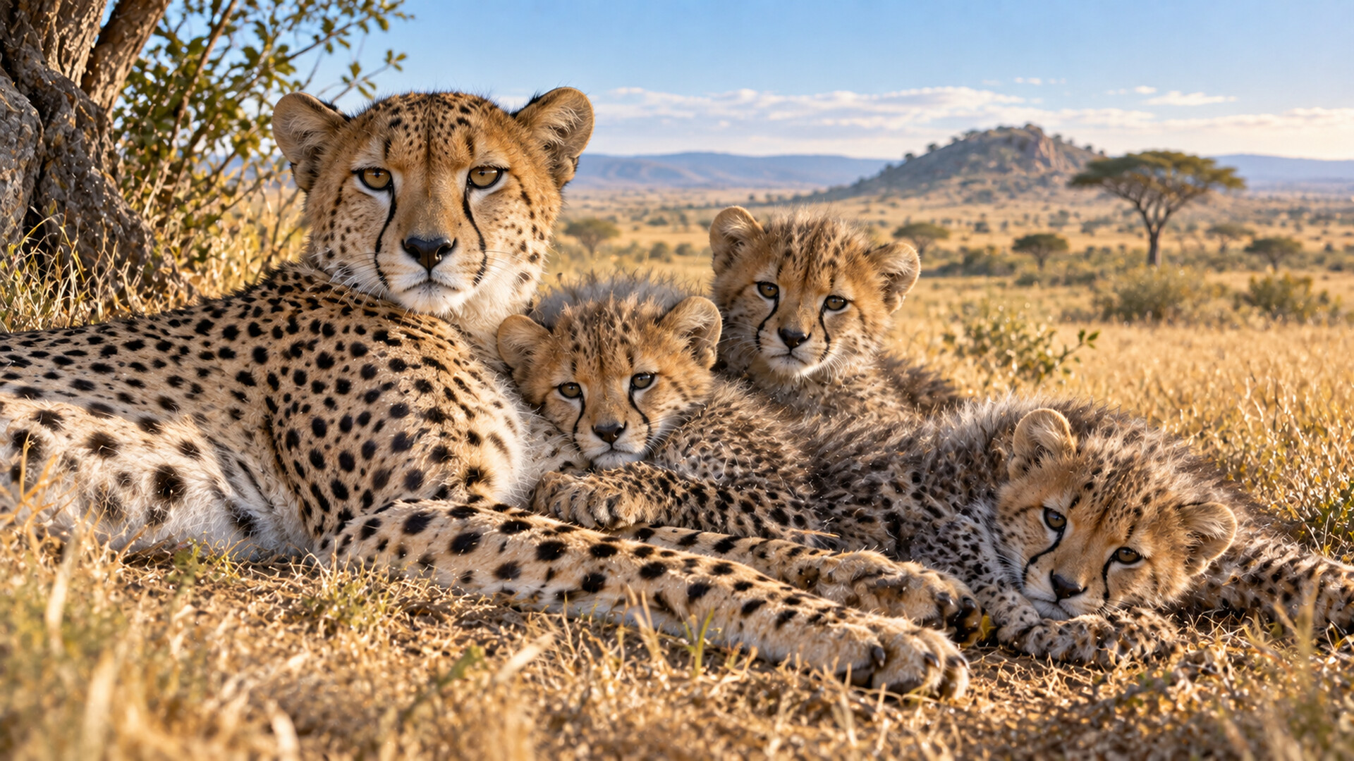 Puzzle Wild Cats screenshot 1