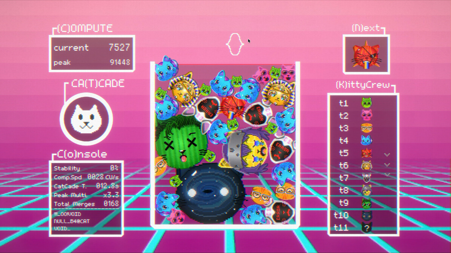CyberKitty: Neon Merge screenshot 5