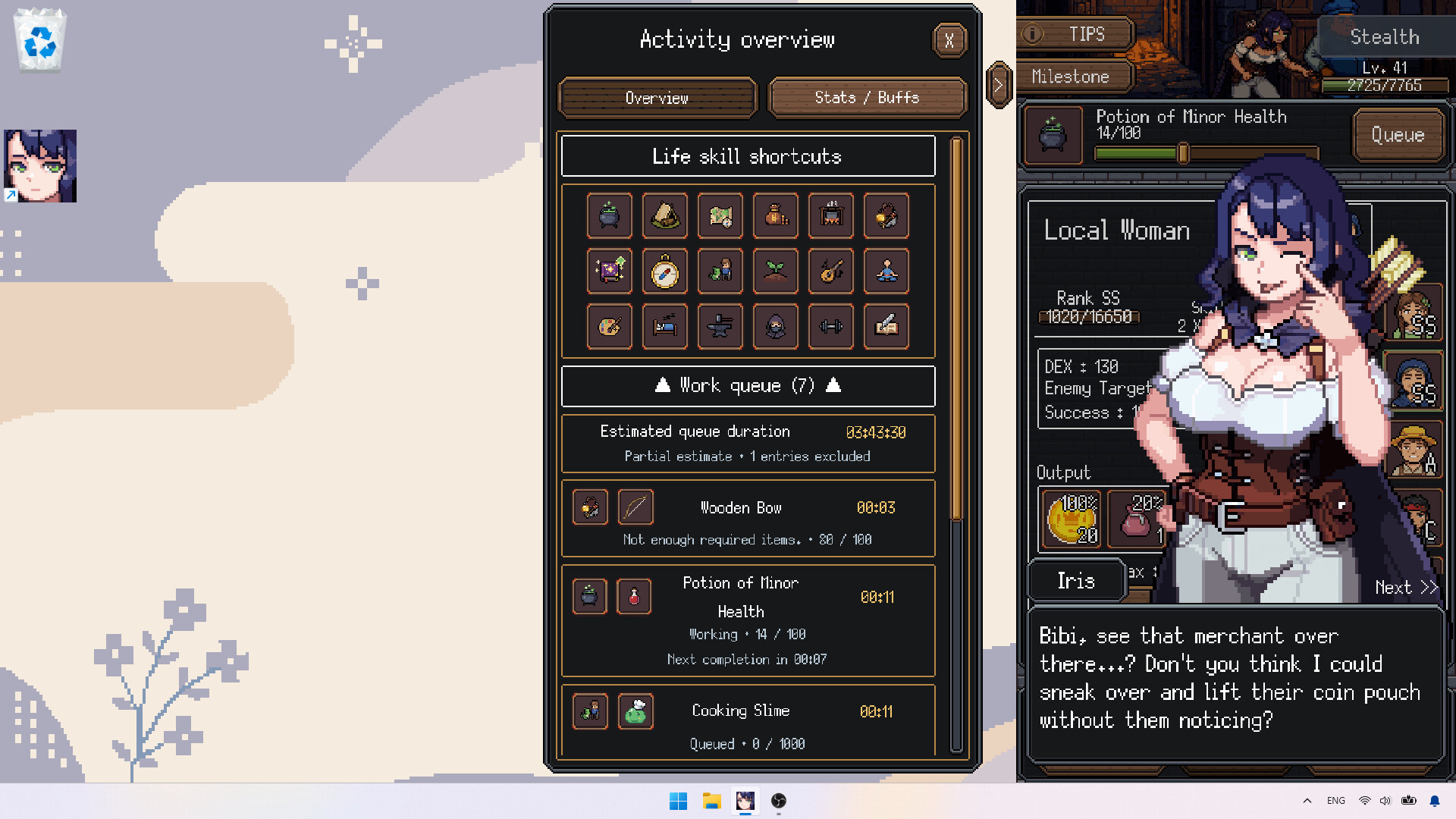 Iris's Idle Log screenshot 3